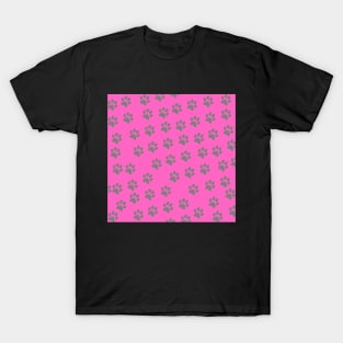 Paw Pattern T-Shirt